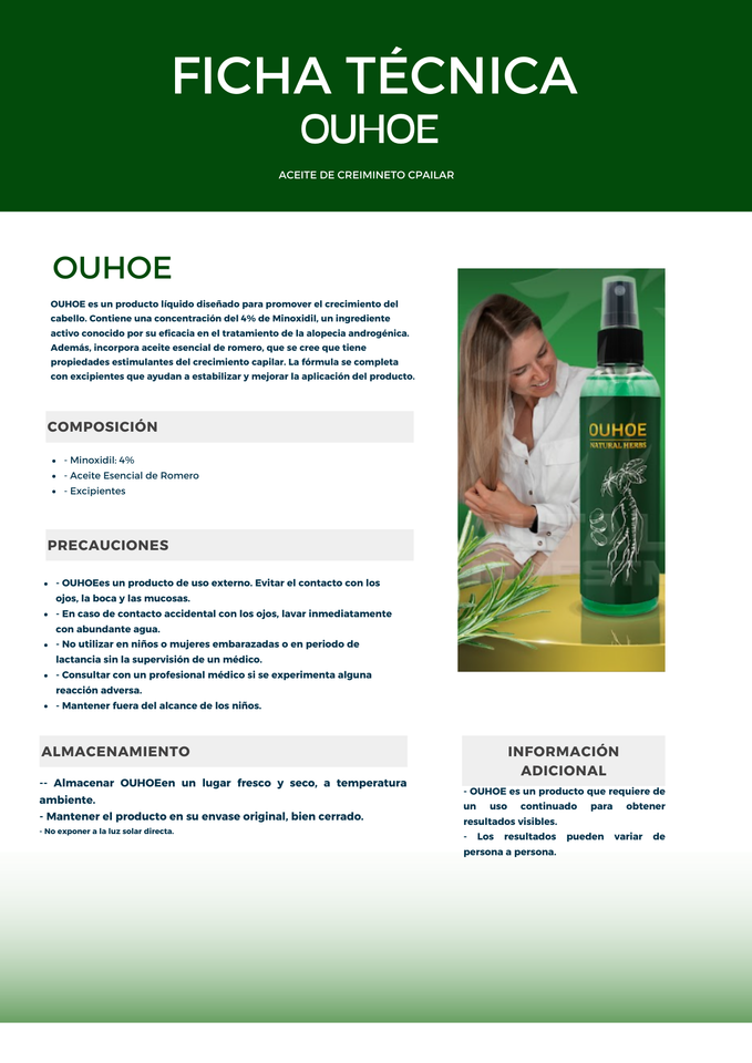 TÓNICO  ELIXIR CAPILAR OUHOE